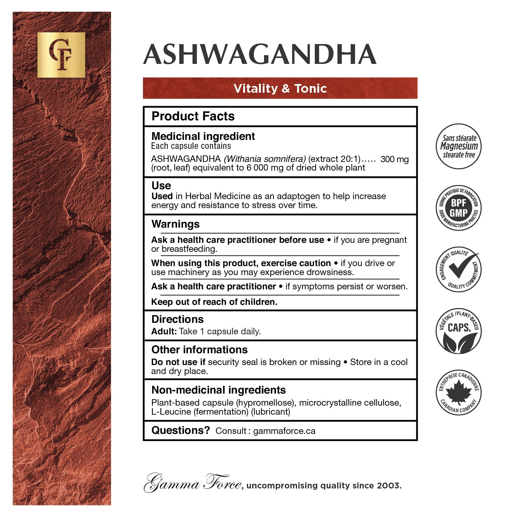 Extrait d'Ashwagandha