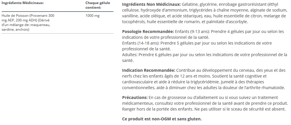 OmegaGenics EPA-DHA 500 Enteric Coated