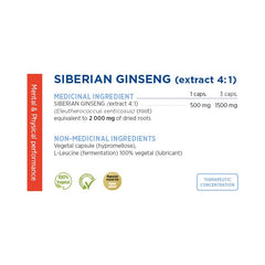Extrait de Ginseng Sibérien